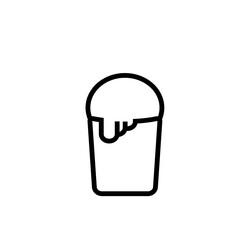 Happy ice cream icon