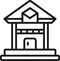 Post offices Icon vector