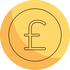 Global Currency Coins in Flat Vector Style