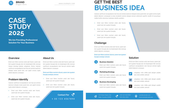Case Study Flyer Template