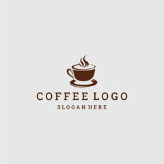Coffee logo vector icon illustration