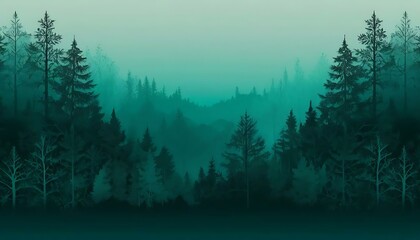 Fototapeta premium Tranquil mountain range in soft violet and blue hues evokes a serene and peaceful atmosphere.