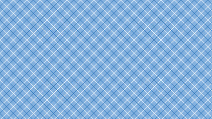 Seamless Checkered Pattern Blue Line