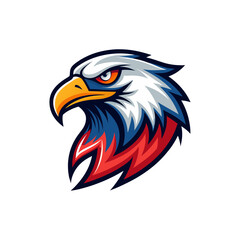 Eagle Head Mascot Logo