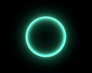 glowing sphere on black background, Circle round spot stain light oval ellipse light