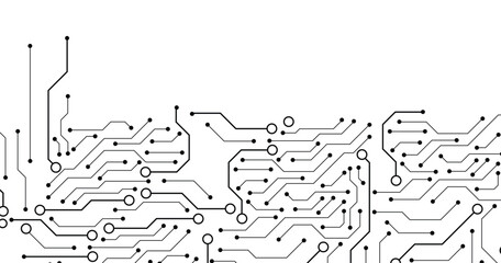 Design in the concept of electronic circuit boards. Vector EPS 10