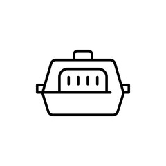 Small animal carrier icon