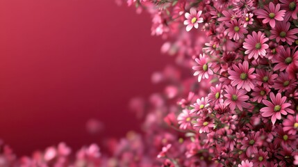 pink flowers background