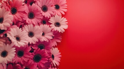 pink gerber flowers