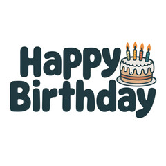 birthday cake with candles