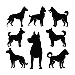 Dog Silhouettes