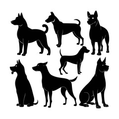 Dog Silhouettes