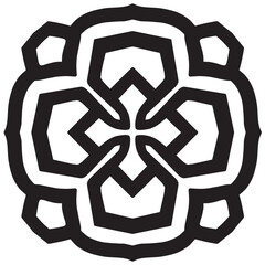 Obraz premium Motif Decoration Classic 13 Element For Design Graphic