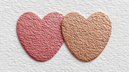 Obraz premium Romantic Rose Gold Hearts Valentine s Love Wedding Texture Design