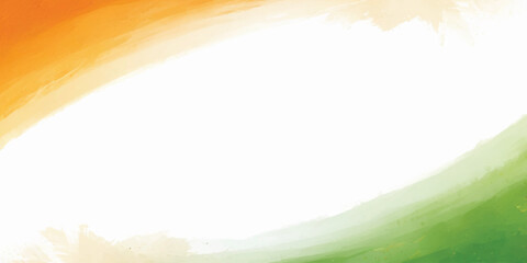 india watercolor greeting orange, green, Tricolor, banner, independence day, republic day, design 15 august, 26 january, saffron, kesari, brush, stroke, print, grunge, splash, banner, poster,