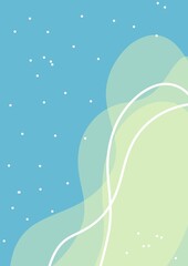 abstract winter background with wave motof simple cover book for bussines