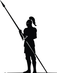 Knight Chess Piece Vector Illustration of Medieval Warrior