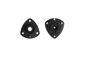 Shock Absorber Strut Mount Isolated, Front and back strut mount of suspension shock absorbers or struts.