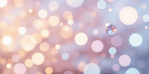 Soft Pastel Dreamscape - A delicate gradient of peach, lavender, and sky blue with a soft-focus blur effect. The dreamy