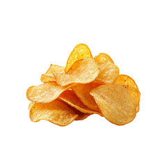 Heap of Crispy Tortilla Chips, Close-up