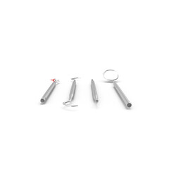 Dental Tools Set Isolated on Transparent Background