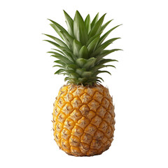 Fototapeta premium Whole Pineapple with Leaves | Tropical Exotic Fruit