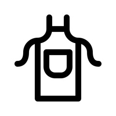 Obraz premium Apron icon. Perfect for cooking, baking, or chef designs.
