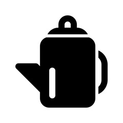 Teapot icon. Suits tea, beverage, or kitchen designs.