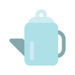 Teapot icon. Suits tea, beverage, or kitchen designs.