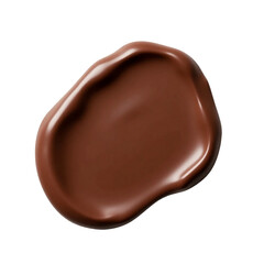 heart shaped chocolate with white background