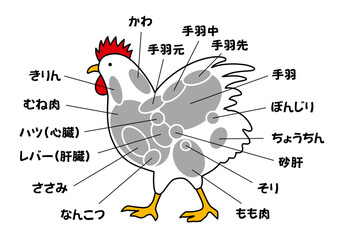 鶏部位