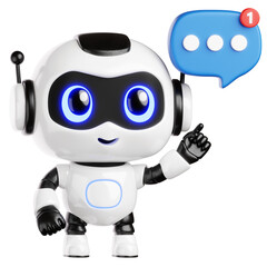 Robot Chatbot with Message