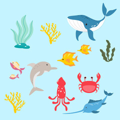 World Oceans Day Element