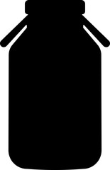 Barrel oil drum icon in flat style. isolated on transparent background