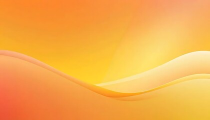 Fototapeta premium Warm hues intertwine, forming a gentle wave in a serene abstract gradient design.