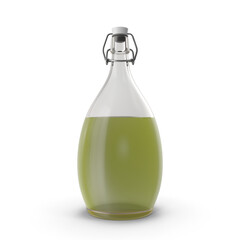 Bottle of Olive Oil isolated on transparent background