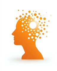 targeting behavior segmentation personalized A creative illustration of a human head silhouette filled with vibrant circles representing thoughts and ideas, symbolizing imagination and creativity.