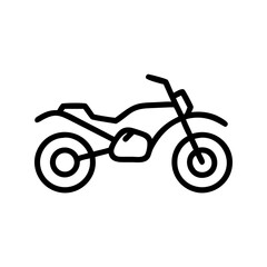 Fototapeta premium dirt bike icon