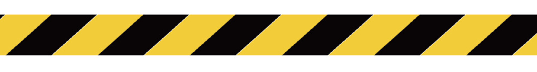 シンプルな警告テープ　斜線模様〜Simple warning tape with diagonal lines〜 © 　Coro