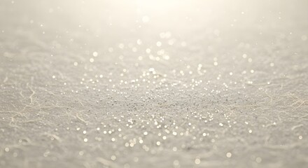 Obraz premium Glittering Silver Bokeh Lights on Textured Background | Elegant Sparkly Design for Christmas, New Year Celebrations and Festive Events