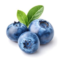 Obraz premium Blueberry Fruits with Clean White Background
