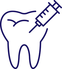 Simple Icon of Syringe for Graphics, Concept, Apps