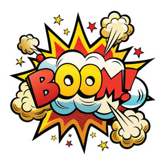 Cartoon comic sign burst clouds. Speech bubble, boom sign expression and pop art text frames. Comics mem expressions speech, superhero book bubbles label. Isolated vector symbols set 