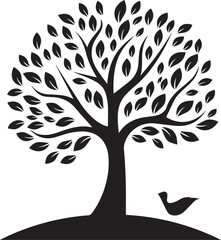 tree logo vector vector illustration
