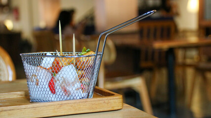 Tahu Cabe Garam or Crispy Salt and Pepper Tofu, made from tofu that fried in flour and sautéed...