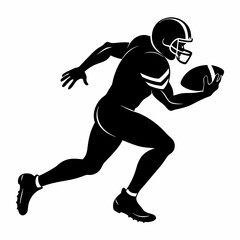 football player silhouette