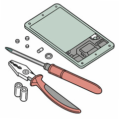 phone charge vector icon