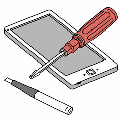 phone charge vector icon
