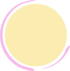 Cute Circle Shape Element Set