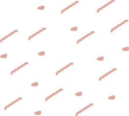 Cute Abstract Boho Dots Element